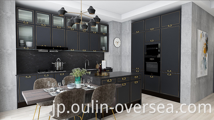 New chinese style light luxury kitchen kitchen cabinets 